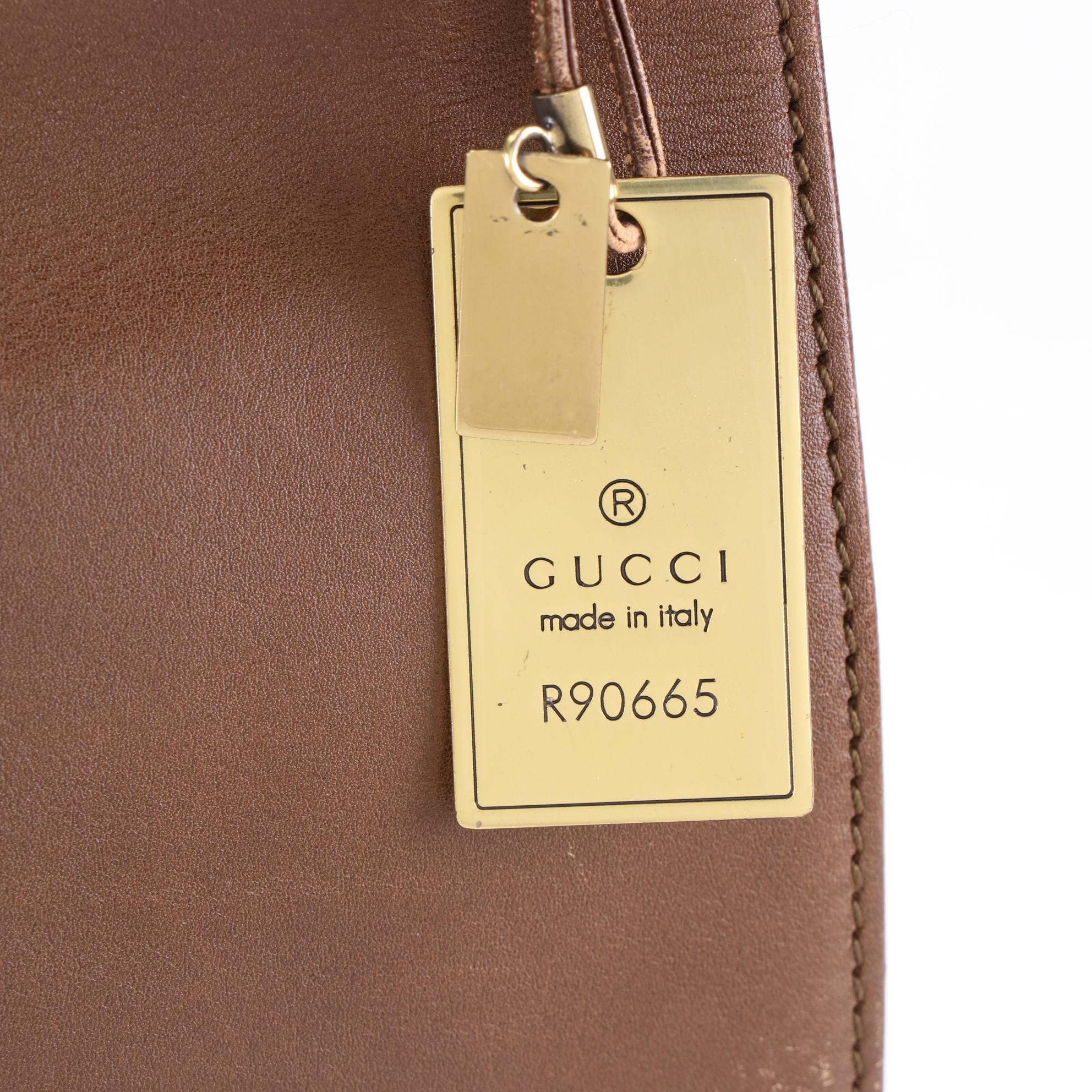 Gucci Saddle Bag in Brown Leather EBTH