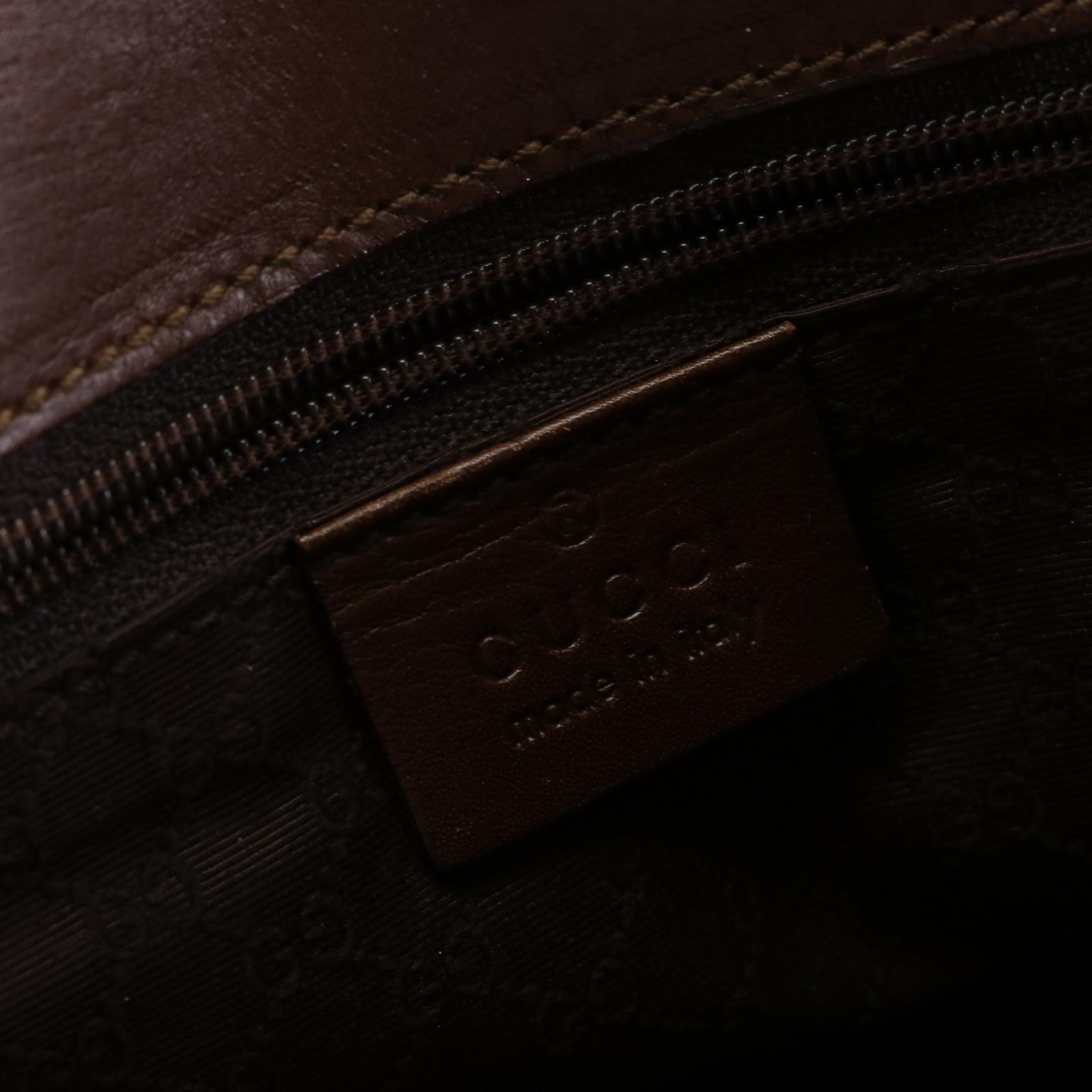 Gucci Saddle Bag in Brown Leather EBTH