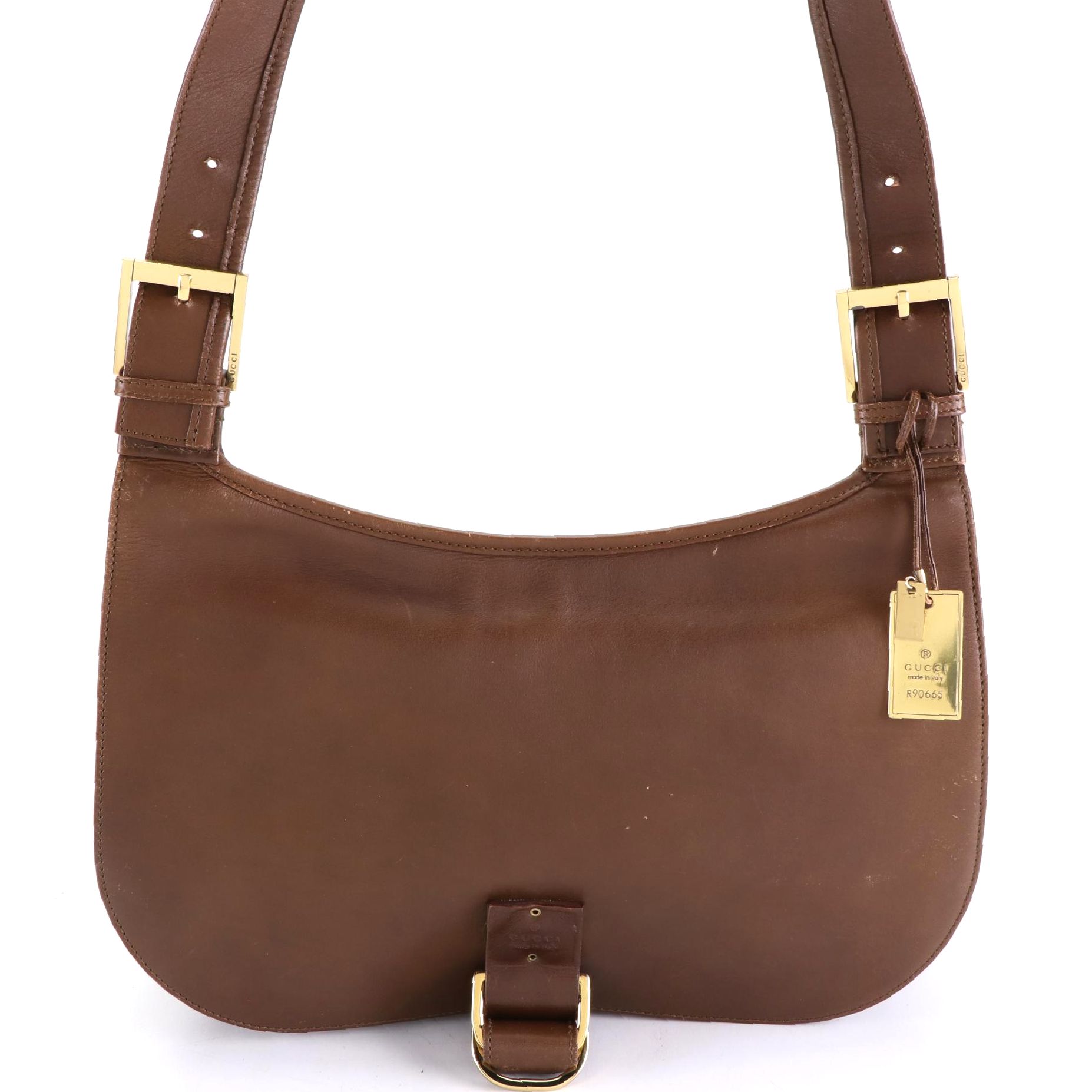Gucci Saddle Bag in Brown Leather EBTH