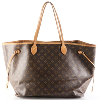 Louis Vuitton Neverfull GM Tote in Monogram Canvas with Vachetta Leather Trim