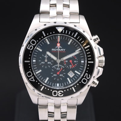 Rotary Aquaspeed Chronograph Quartz Wristwatch