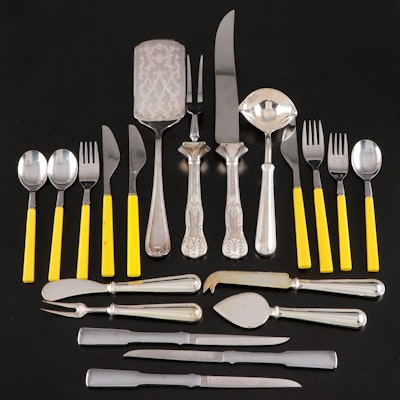 Anacapa with Other Flatware and Serving Utensils, Mid to Late 20th Century