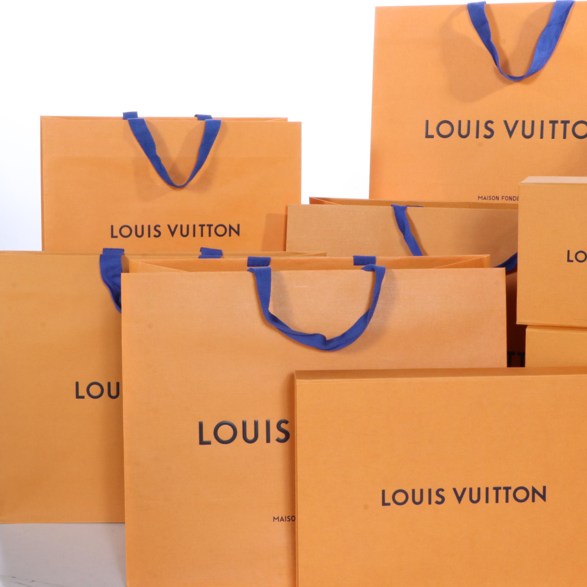 Louis Vuitton Retail Boxes and Bags EBTH