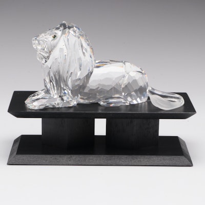 Swarovski Crystal Inspiration Africa Collection Lion Figurine, 1995