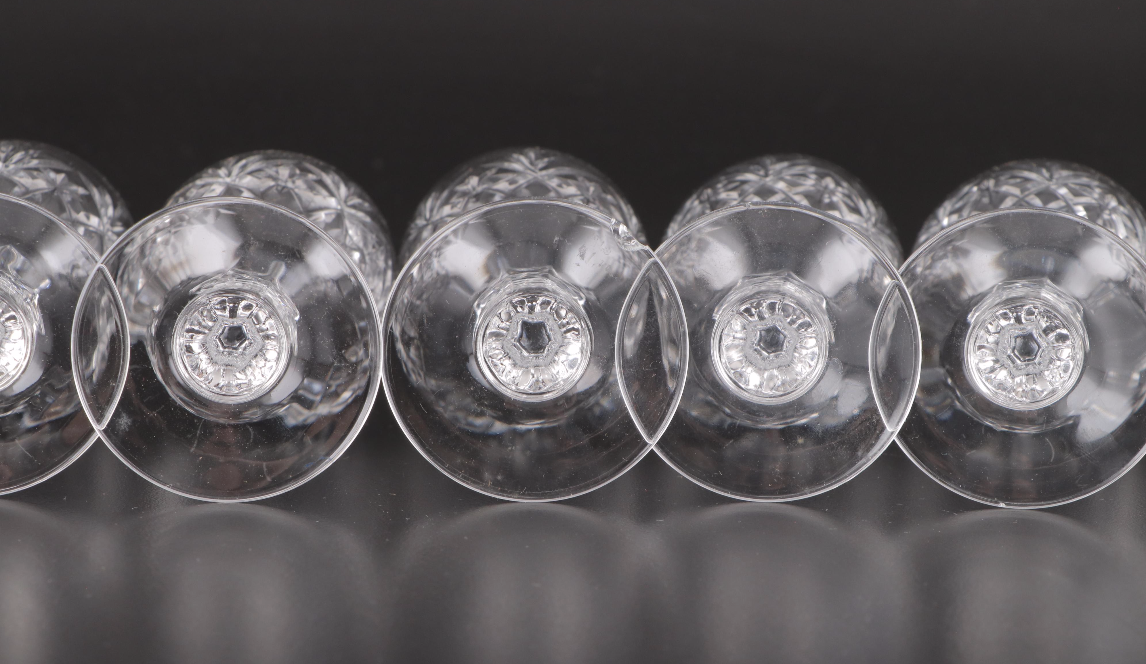 Cut Glass Wine Glasses EBTH