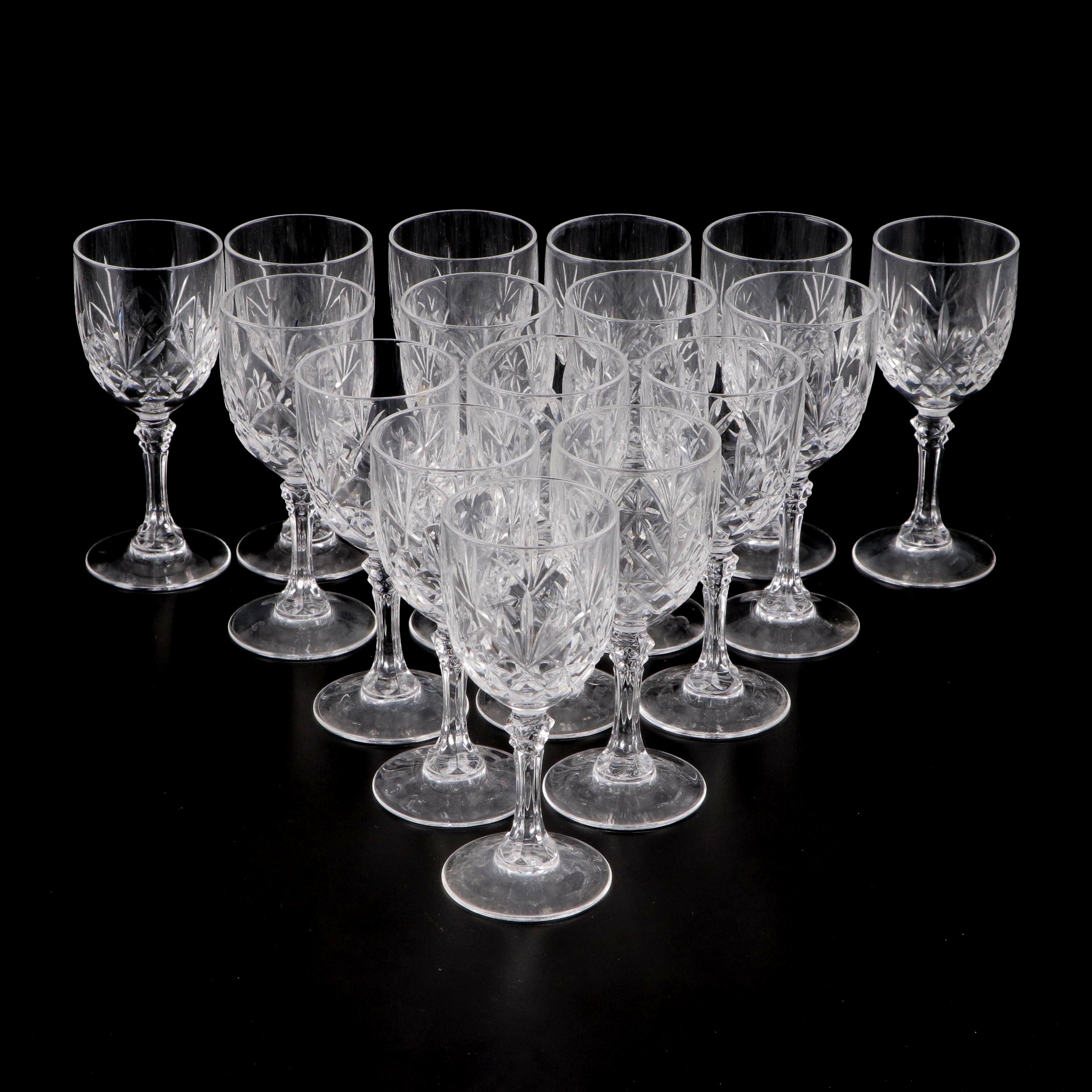 Cut Glass Wine Glasses EBTH
