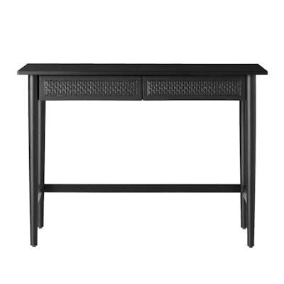 Hearth & Hand With Magnolia Wood and Cane Writing Desk in Black