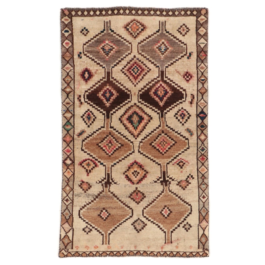 3'9 x 6'2 Hand-Knotted Persian Yalameh Area Rug