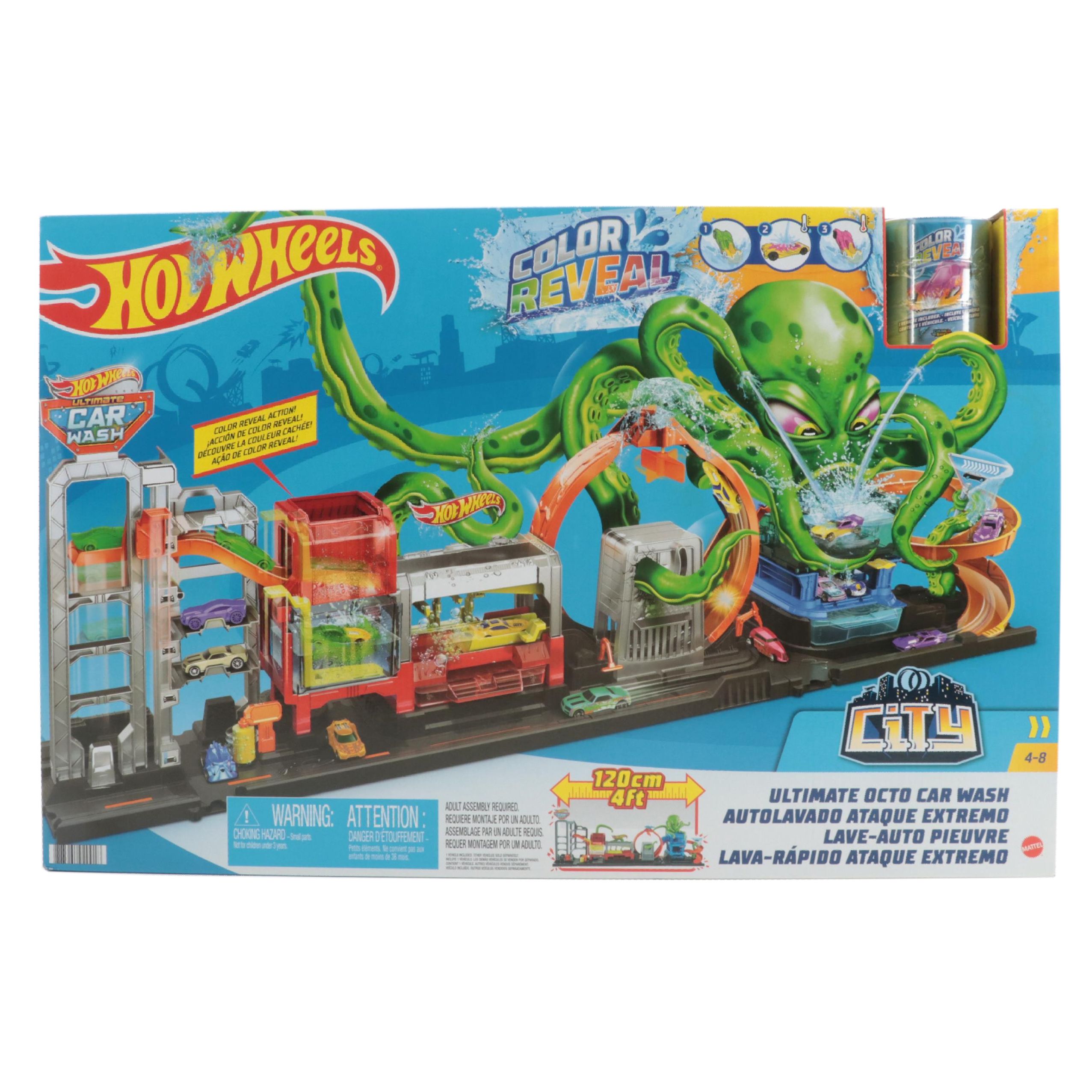 Mattel Hot Wheels City Ultimate Octo Car Wash Playset EBTH
