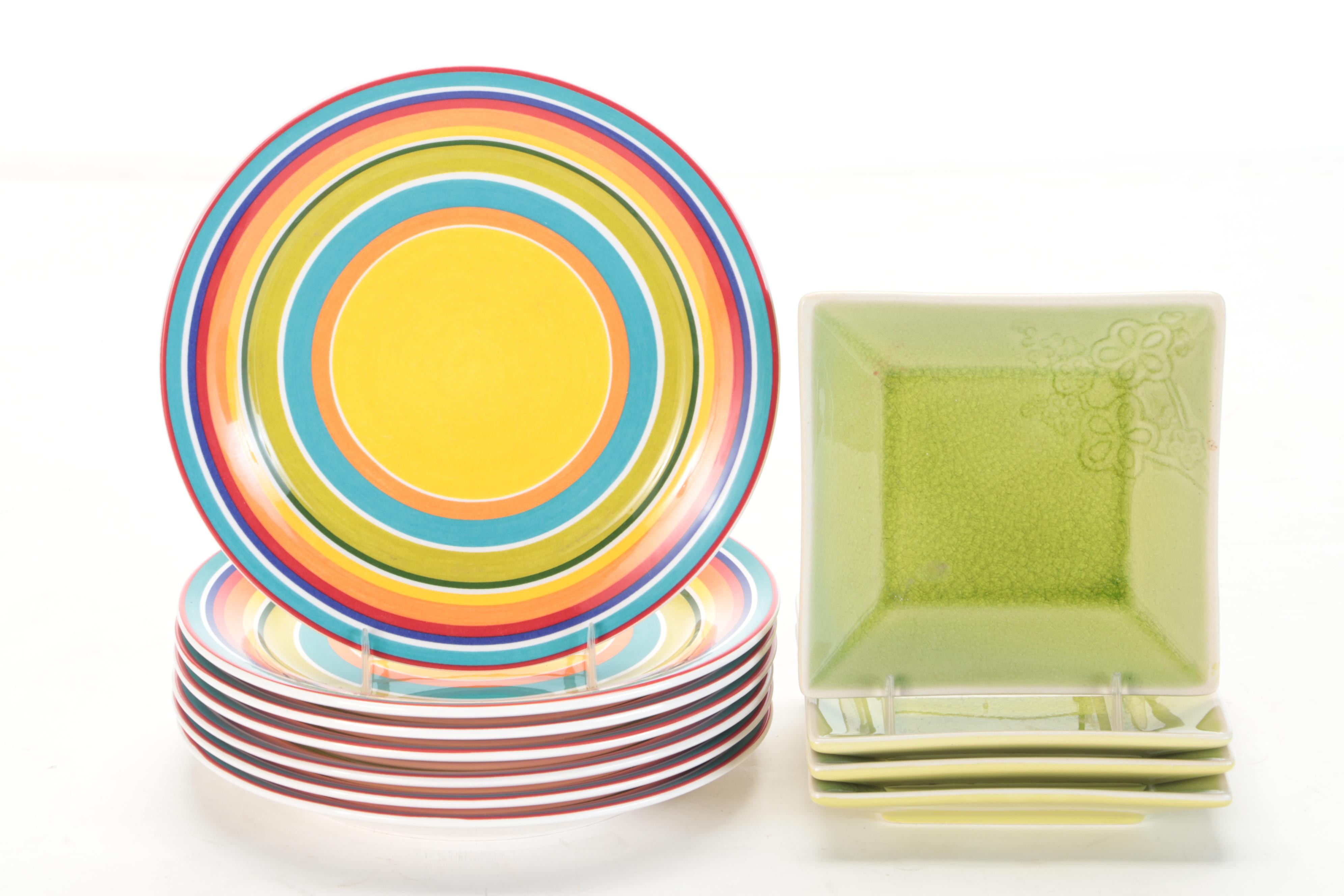 Pier 1 Imports Dishes with Stanley Thermos and Other Tableware EBTH