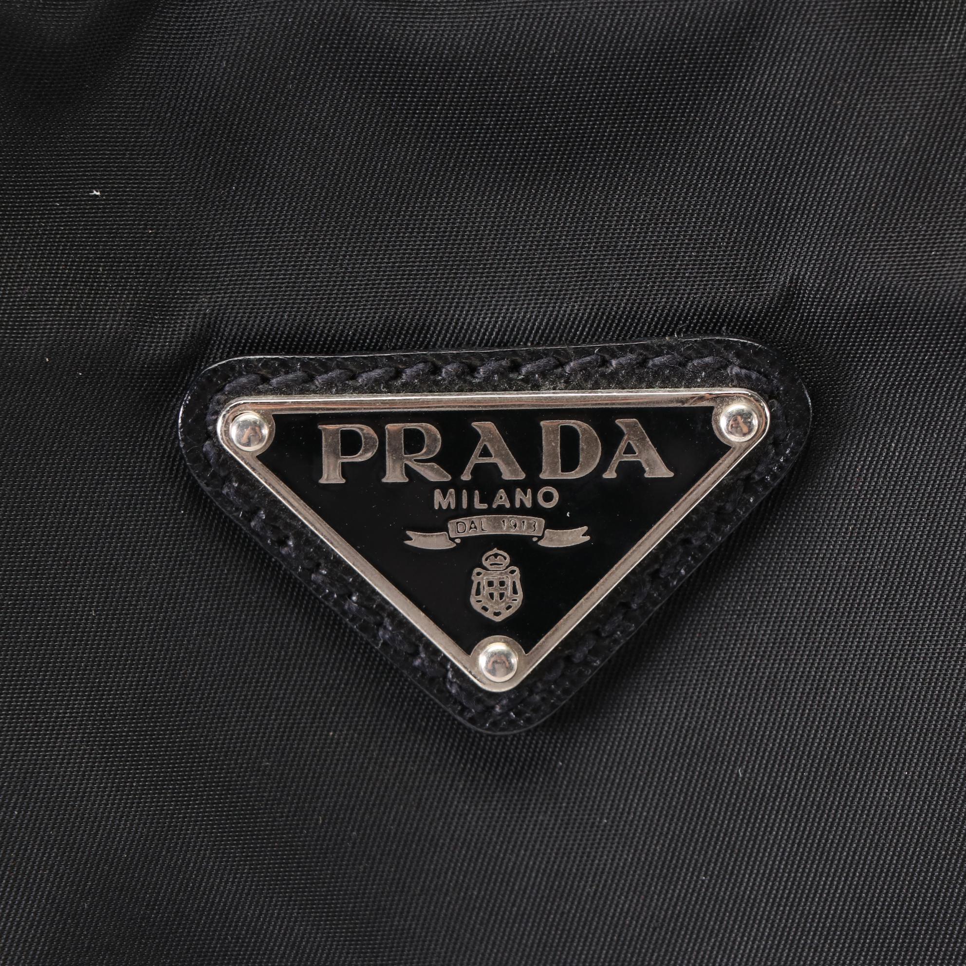 Prada Locking Duffle Bag in Nylon with Saffiano Leather Trim EBTH