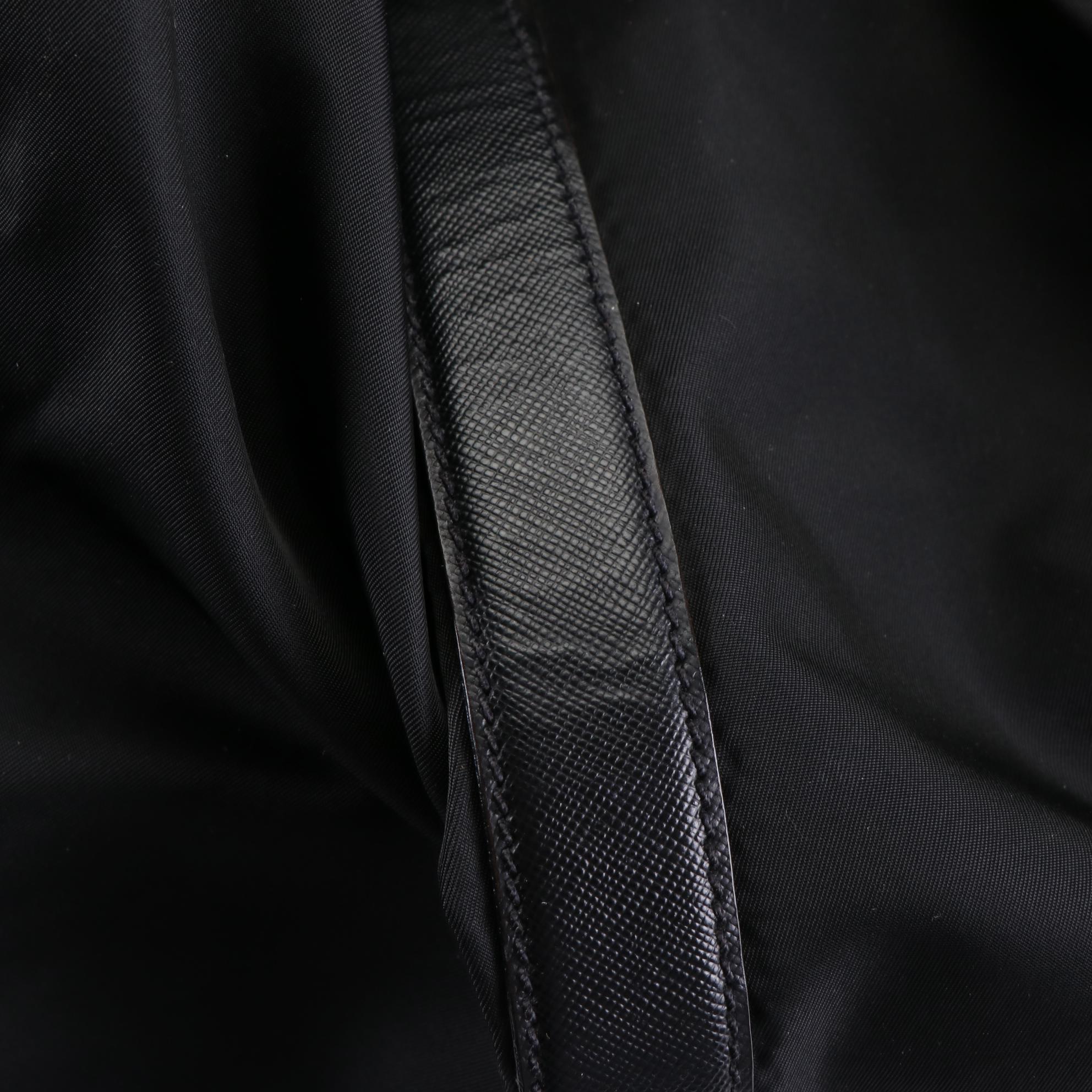 Prada Locking Duffle Bag in Nylon with Saffiano Leather Trim EBTH