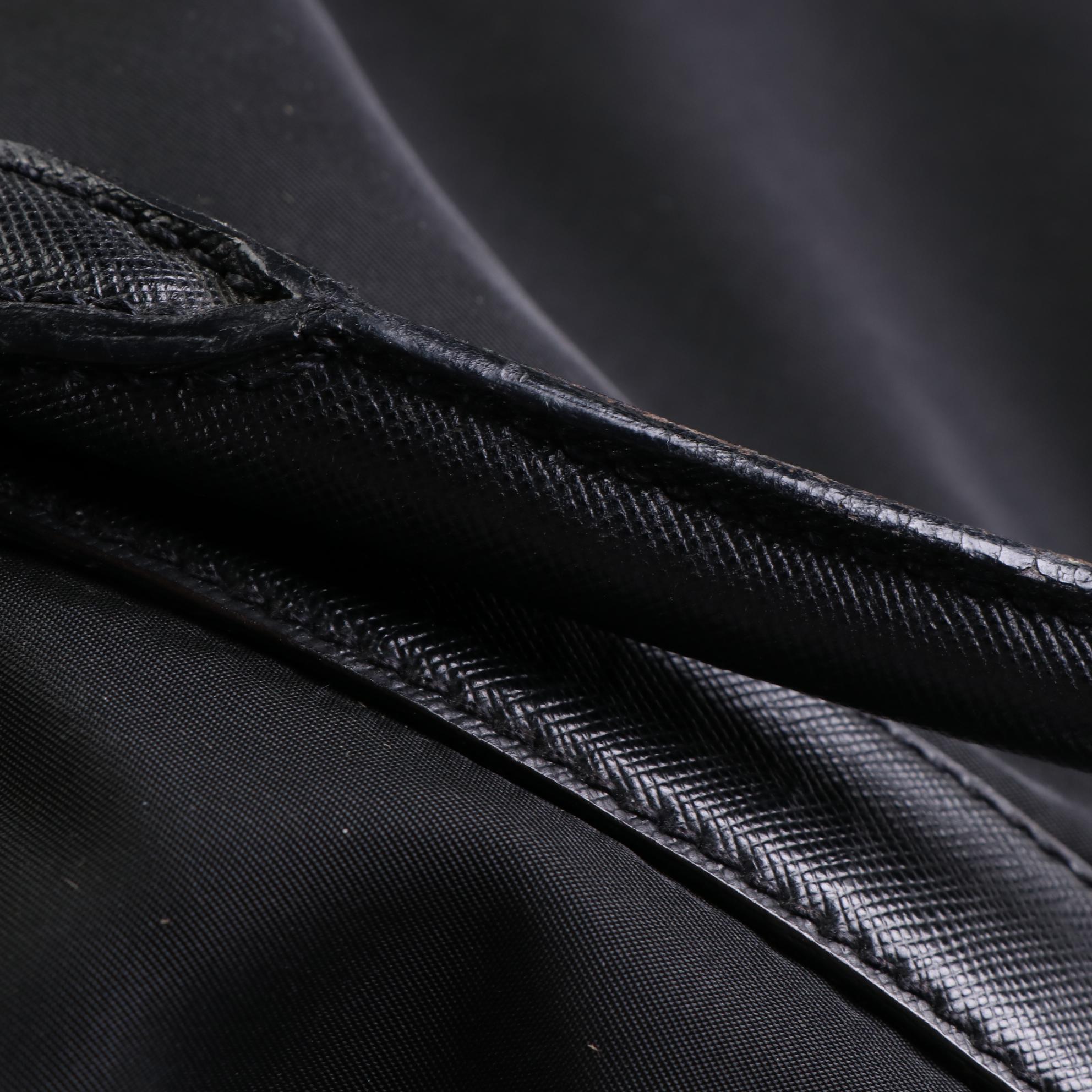 Prada Locking Duffle Bag in Nylon with Saffiano Leather Trim EBTH