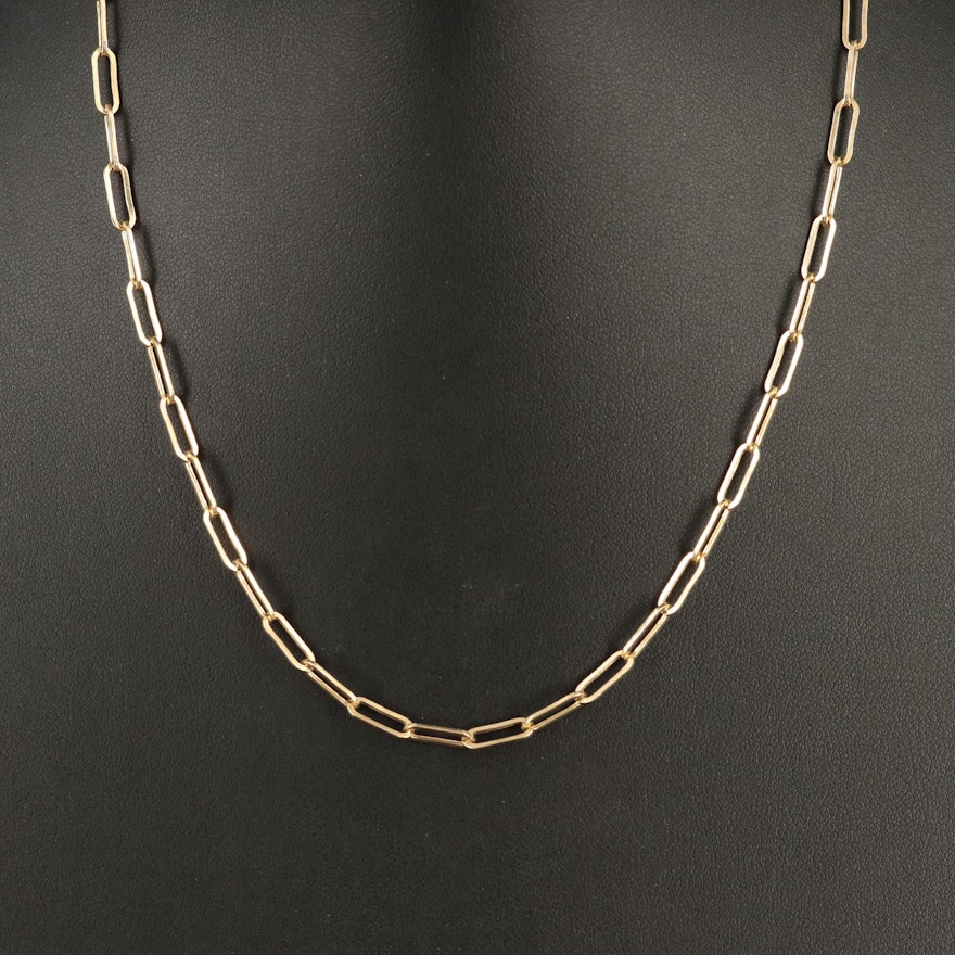 EFFY 14K Oval Cable Necklace
