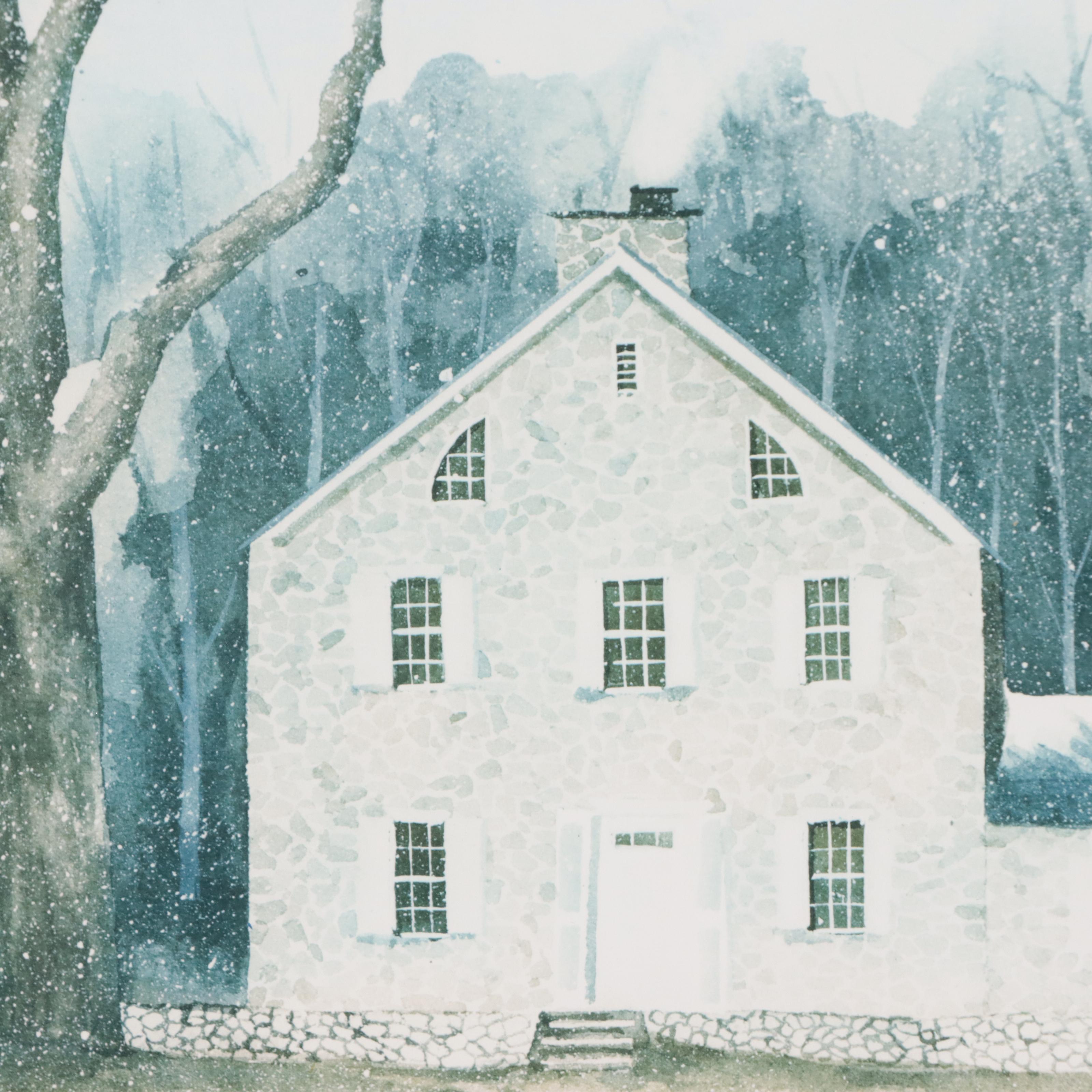 Owen Wexler Lithograph "Light Dusting," Late 20th Century EBTH