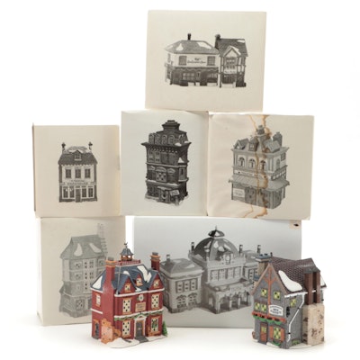 Department 56 Dickens' Village Series Porcelain Houses