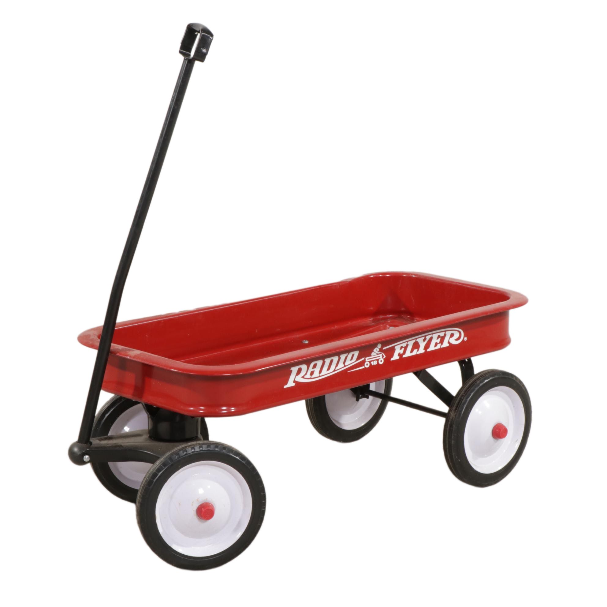 Contemporary Radio Flyer Model 18 RedPainted Steel Wagon EBTH