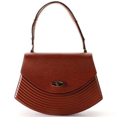 Louis Vuitton Tilsitt Shoulder Bag in Kenyan Fawn Epi and Smooth Leather