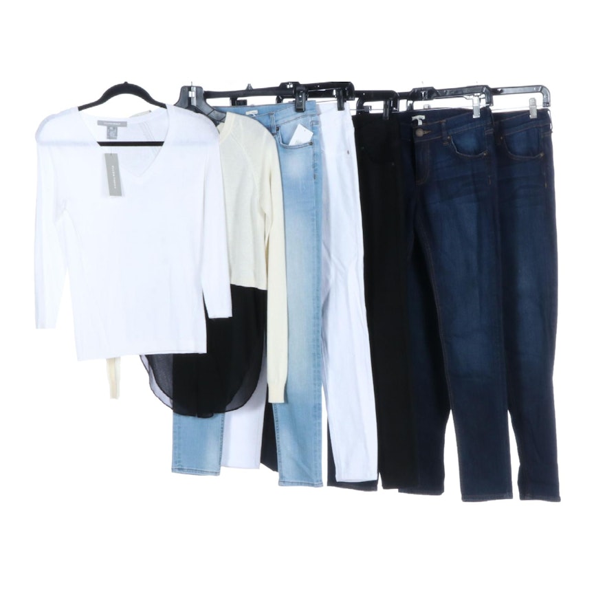 Ellen Tracy and Addison Sweaters with Edyson and James Jeans Pants