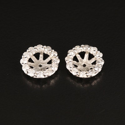14K 0.74 CTW Diamond Earring Jackets