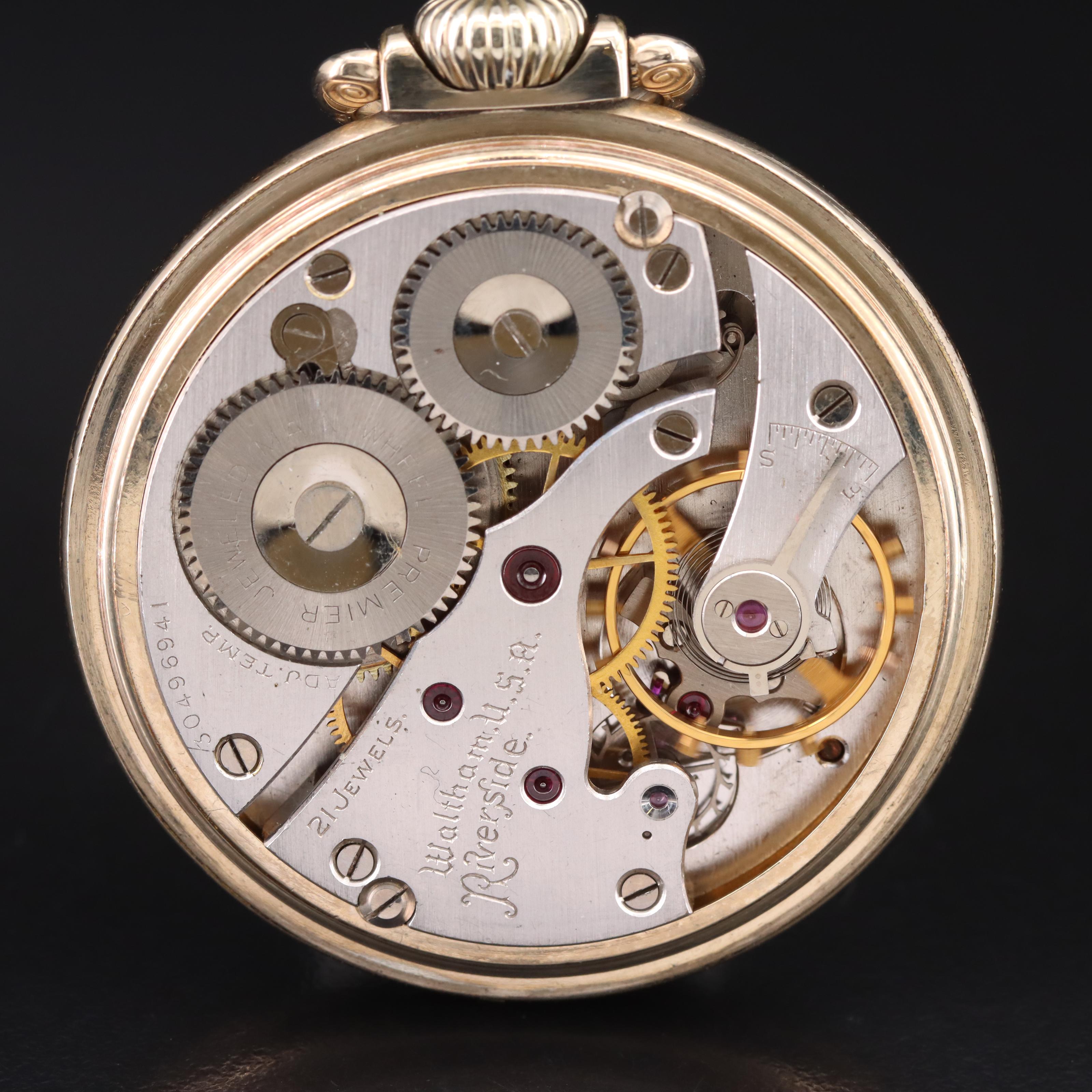 1940s Waltham Lever Set Pocket Watch EBTH