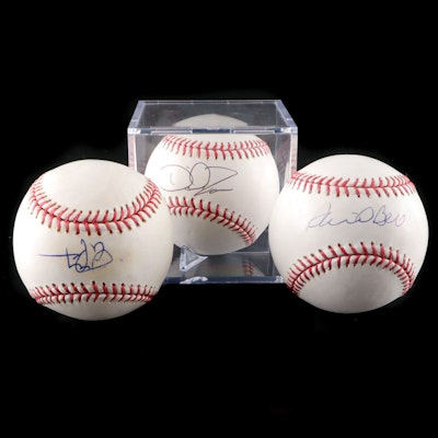 Bell, Ross and La Russa MLB Former Players and Managers Signed Baseballs