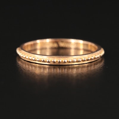 Vera Wang 18K Ring with Granulation Detail