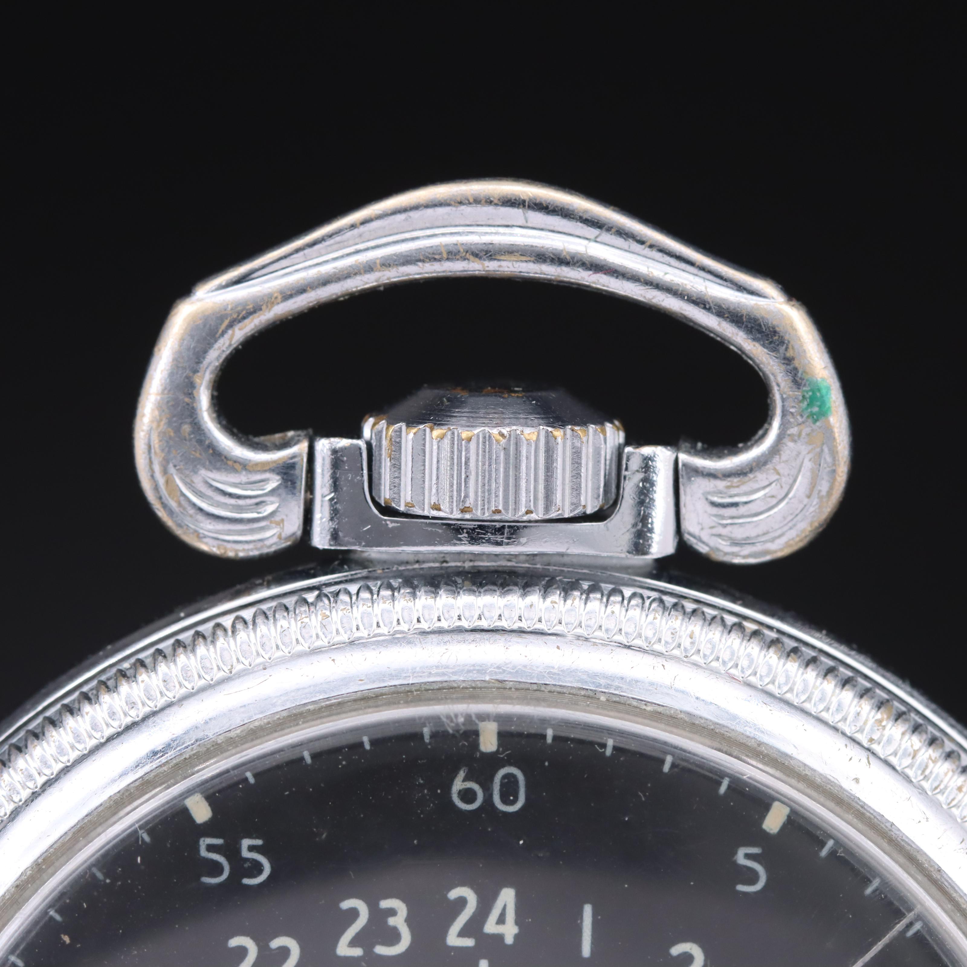 1944 Hamilton G.C.T. Military Issue Pocket Watch EBTH