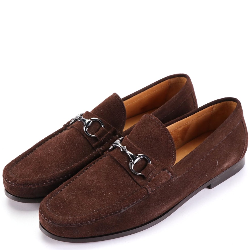 Men's Peter Millar Bit Loafers in Suede with Box