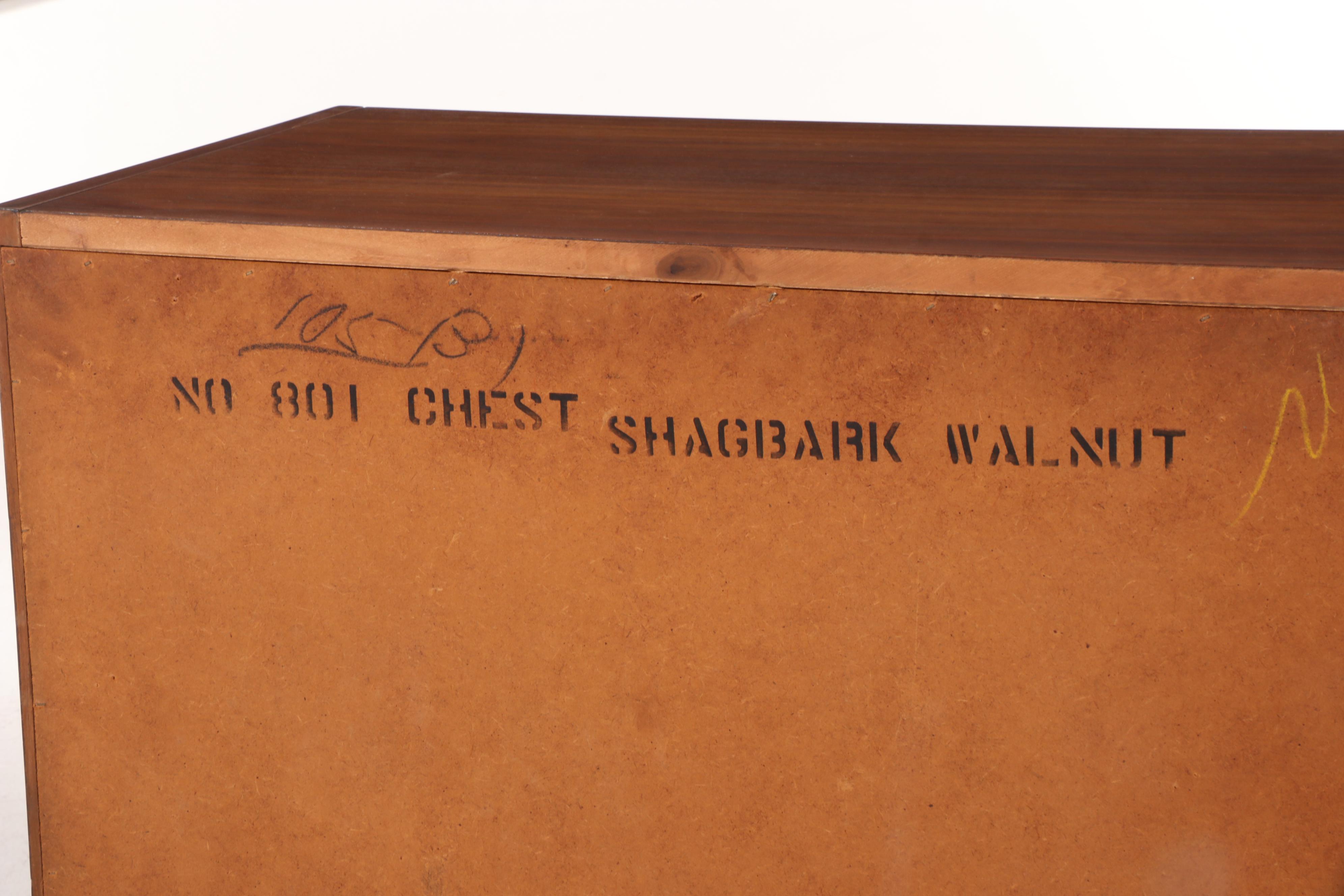 National Furniture Co. Mid Century Modern Walnut and Beech Bedside