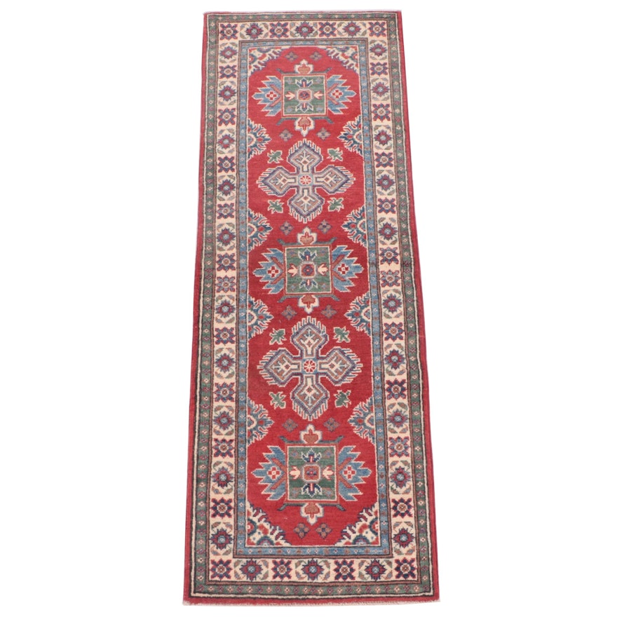 2' x 5'9 Hand-Knotted Pakistani Kazak Carpet Runner