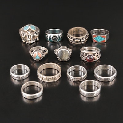 Los Ballesteros and Mexican Sterling Featured in Sterling Ring Collection