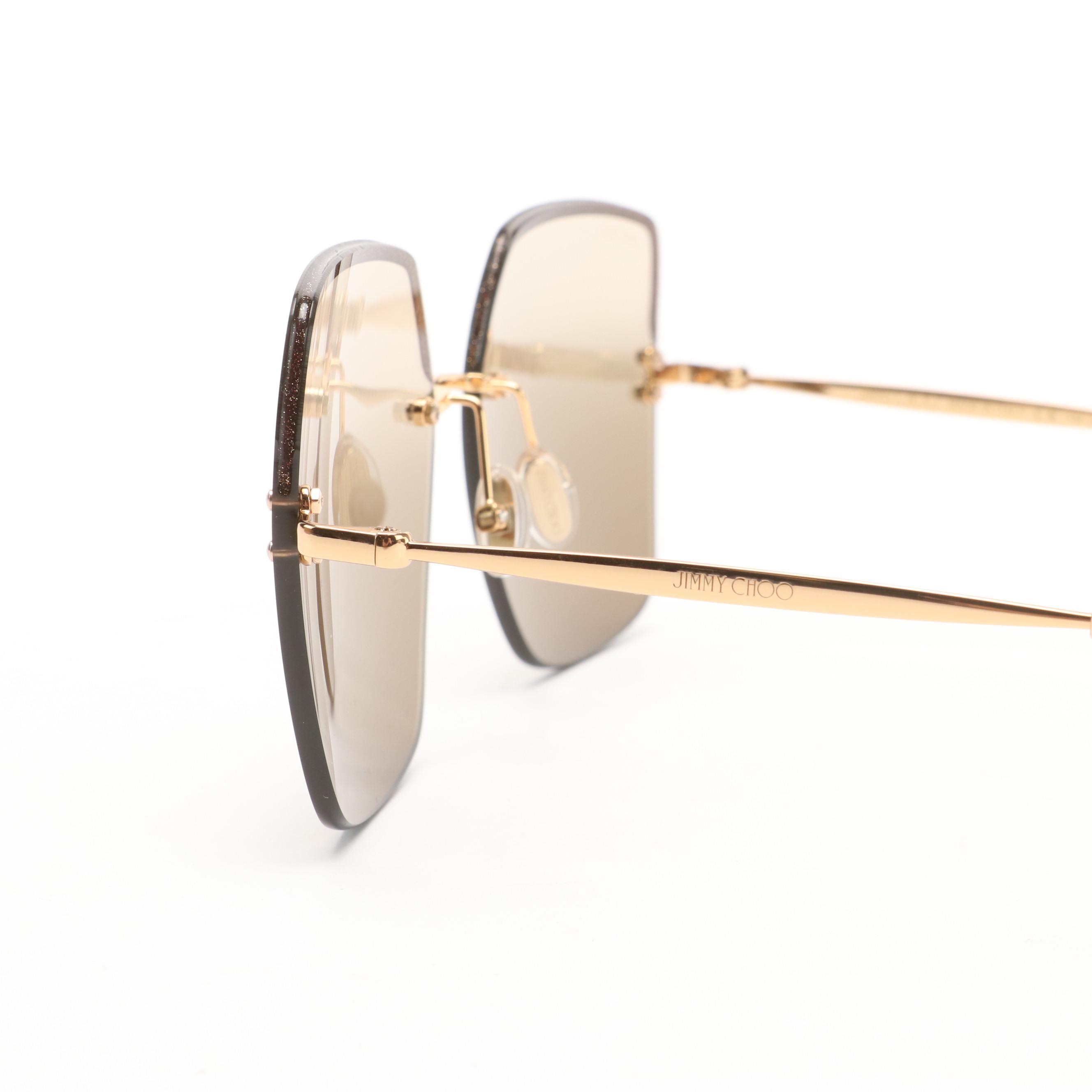 Jimmy Choo Tavi/S Sunglasses with Case EBTH