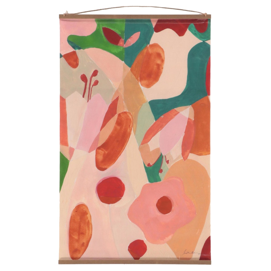 Opalhouse Jungalow Giclée Wall-Hanging Abstract Florals After Justina Blakeney