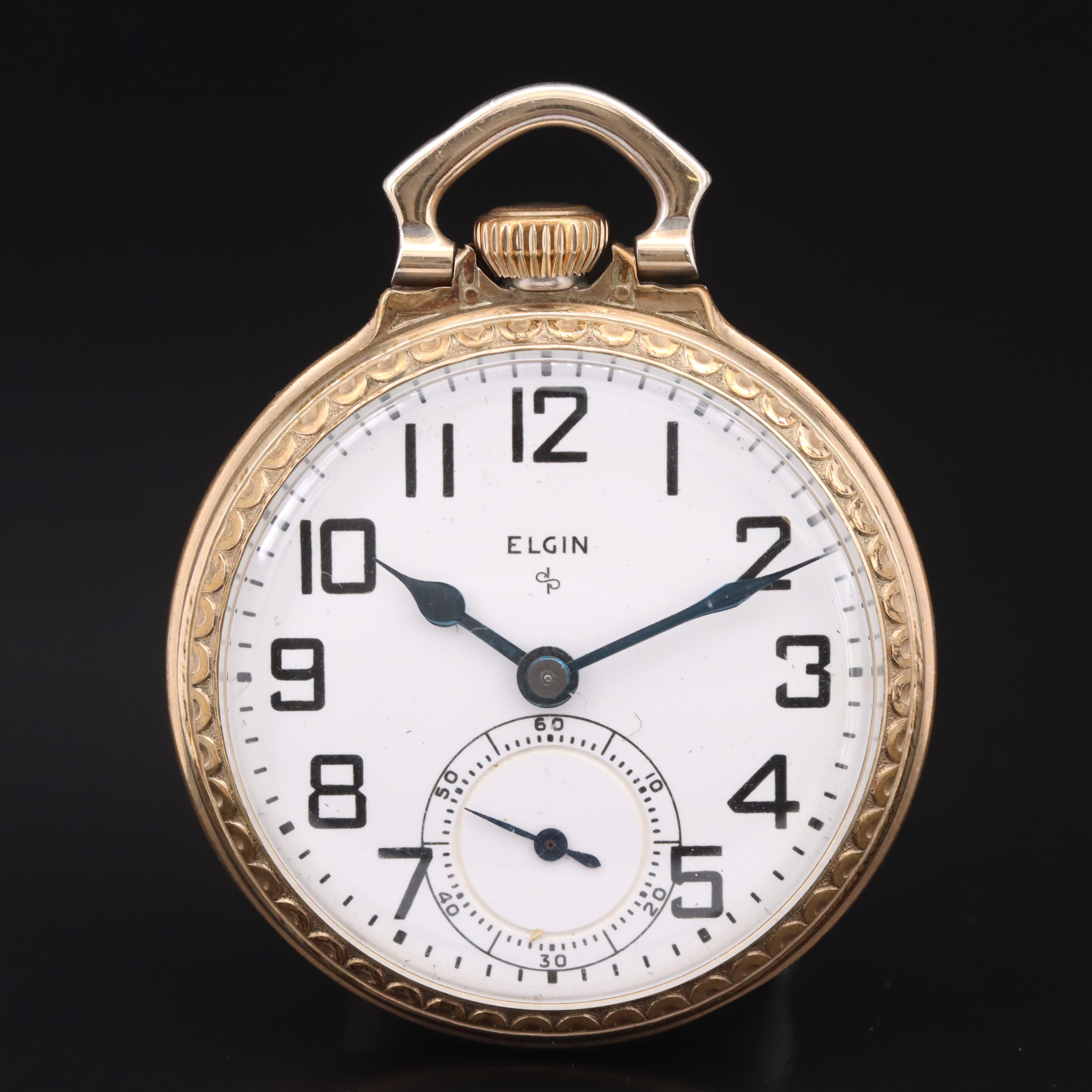 1951 Elgin GoldPlated Pocket Watch EBTH