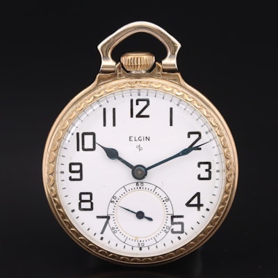 1951 Elgin Gold-Plated Pocket Watch