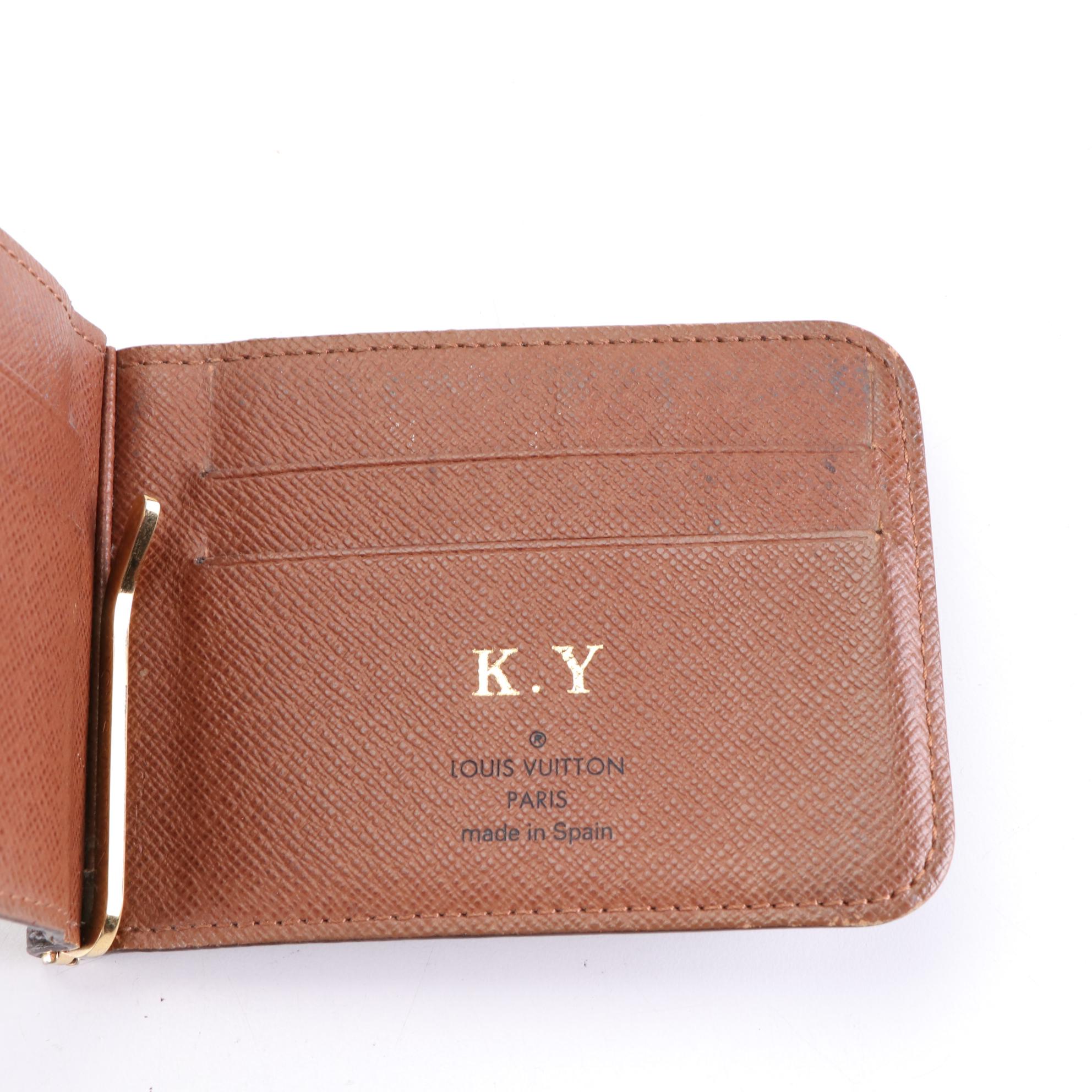 Louis Vuitton Pince Wallet in Monogram Canvas and Leather EBTH
