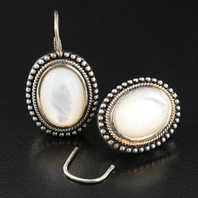 Sterling Mother-of-Pearl Earrings