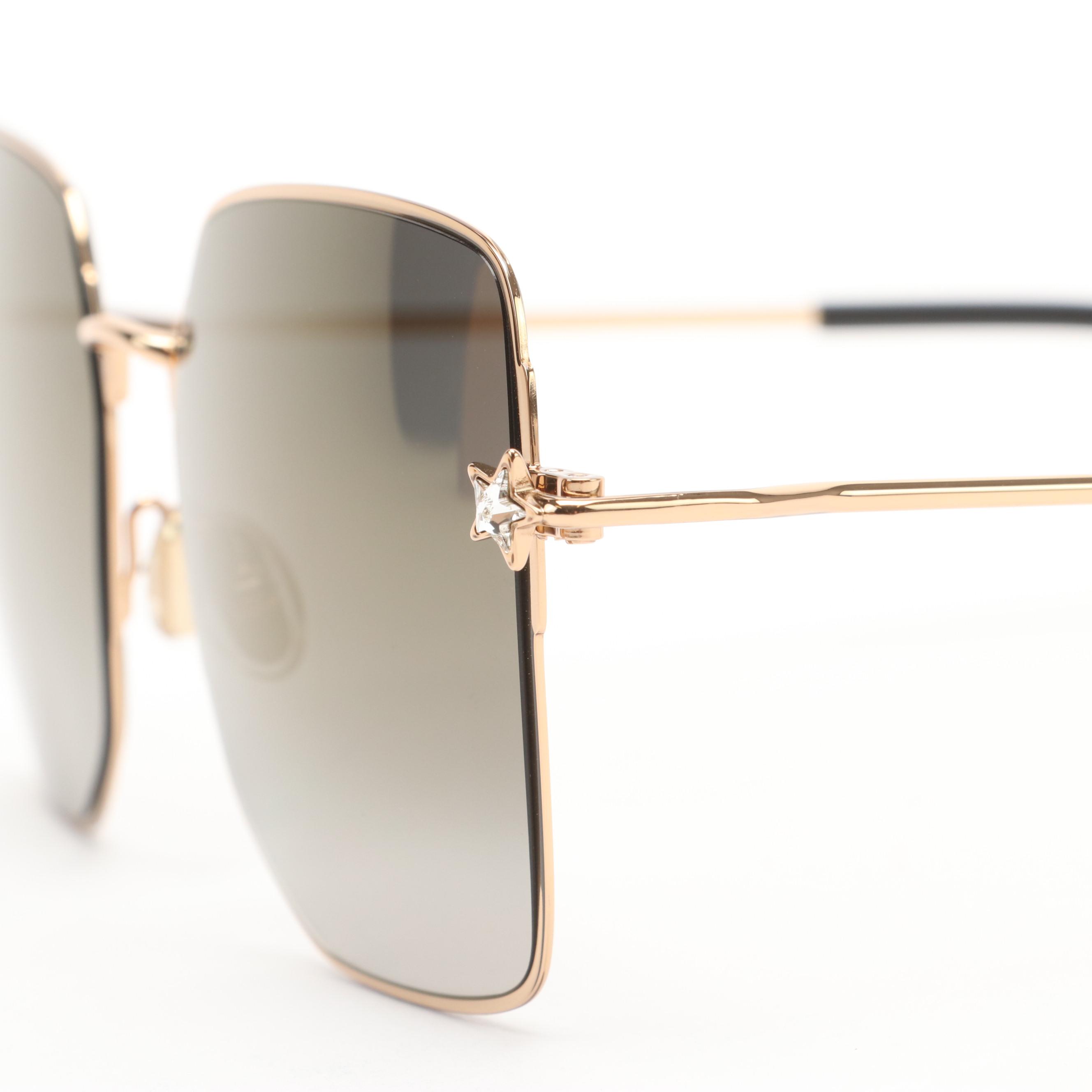 Jimmy Choo Trisha/G/SK Sunglasses with Case EBTH