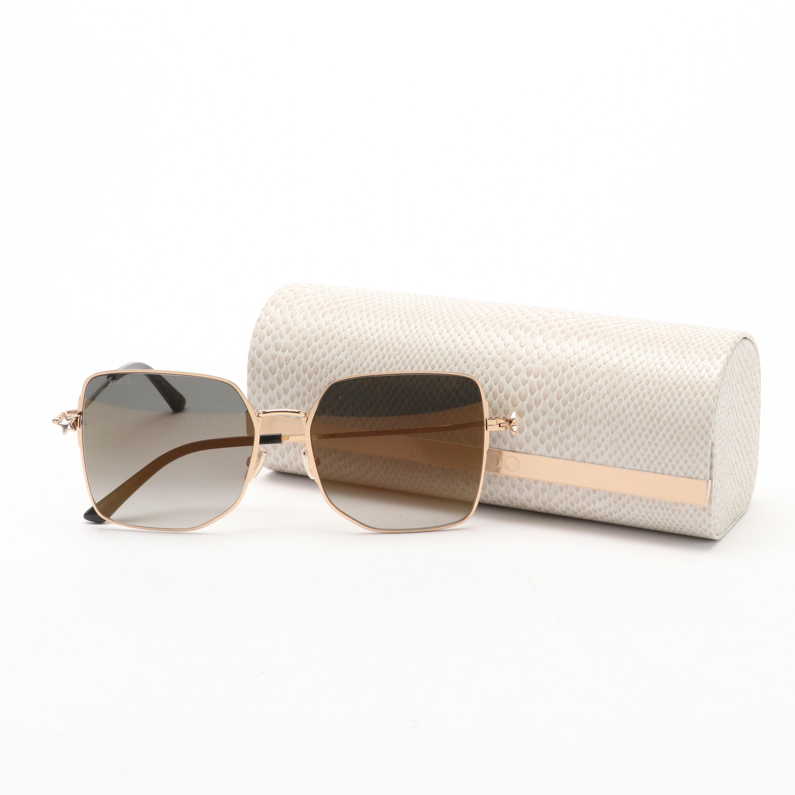 Jimmy Choo Trisha/G/SK Sunglasses with Case EBTH