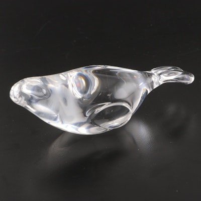 Steuben Art Glass Seal Figurine
