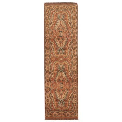 2'11 x 10'2 Hand-Knotted Indo-Persian Style Carpet Runner