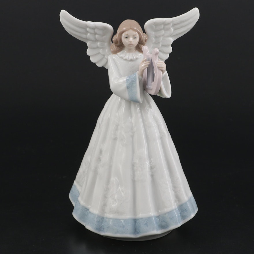 Lladró "Heavenly Harpist" Porcelain Figurine