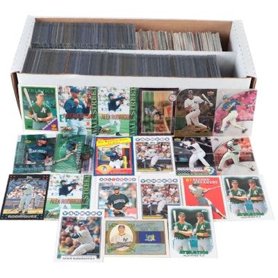 Topps and More Rodriguez, McGwire, Bonds, Ichiro Baseball Cards, 1990s–2010s