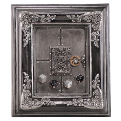Dale Mathis Mechanized Playing Card Set in Frame