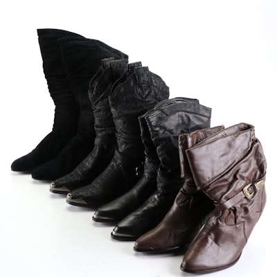 Clicks Leather Boots with Other Leather and Suede Boots