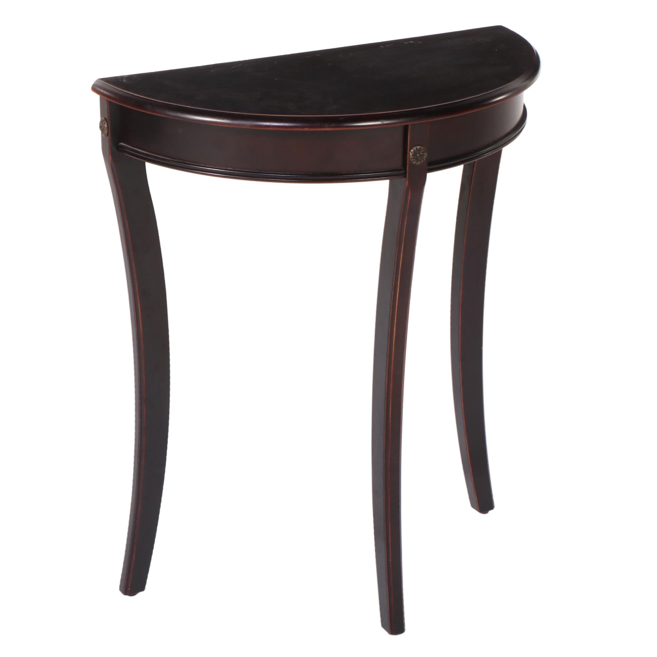 Bombay Outlet Classical Style Demilune Side Table EBTH