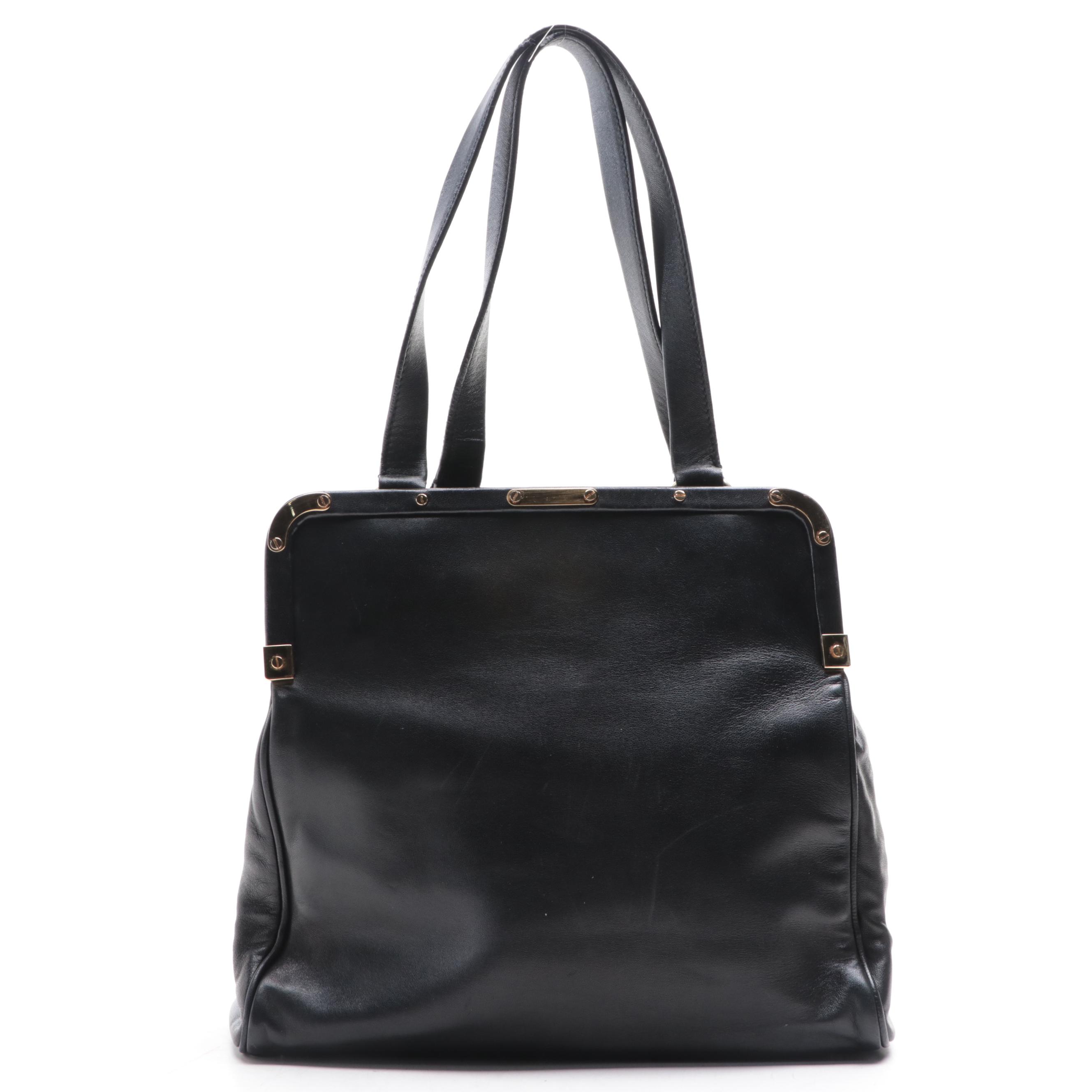 Prada Leather Shoulder Bag EBTH
