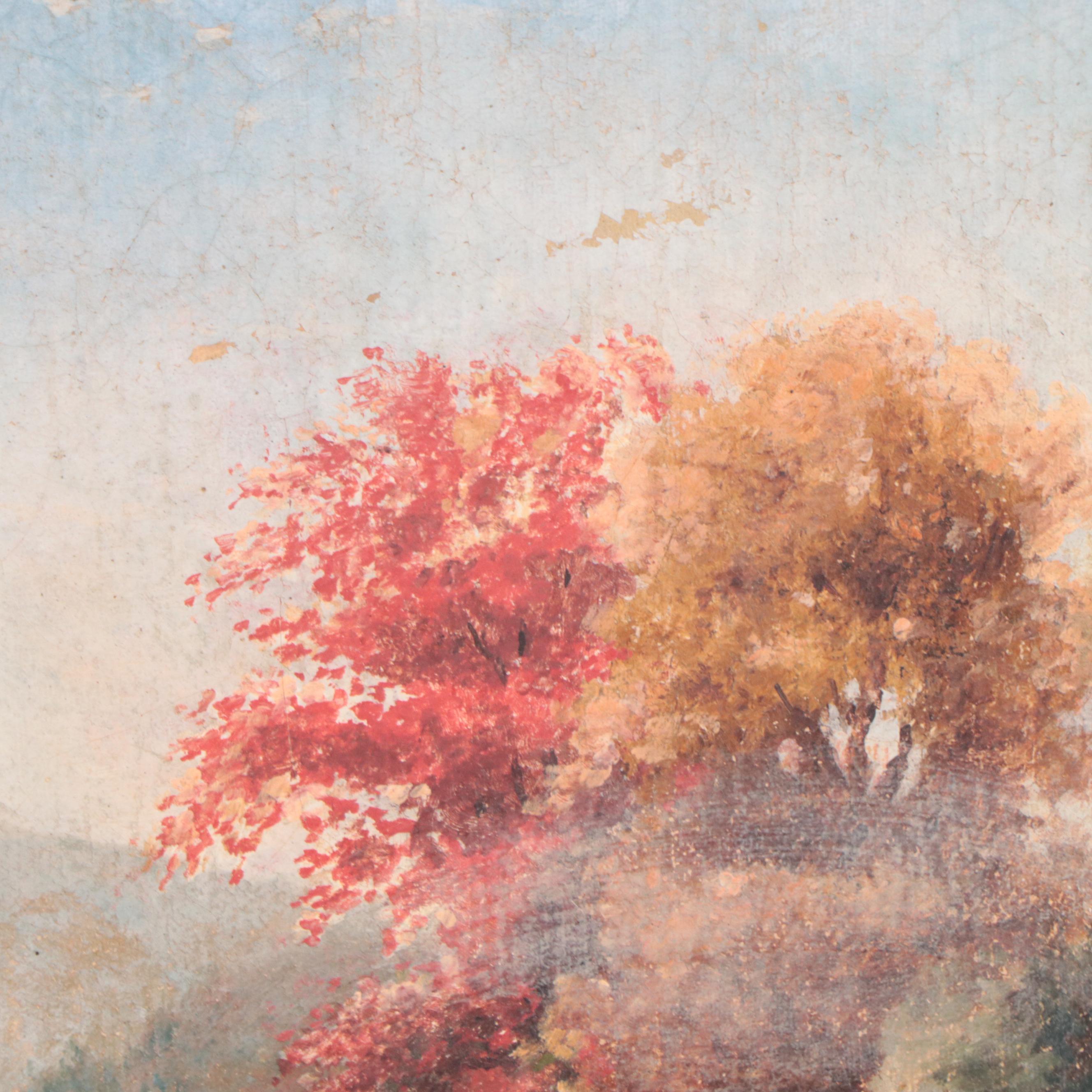 Oil Painting After Benjamin Bellows Grant Stone "Harvest," 1905 EBTH