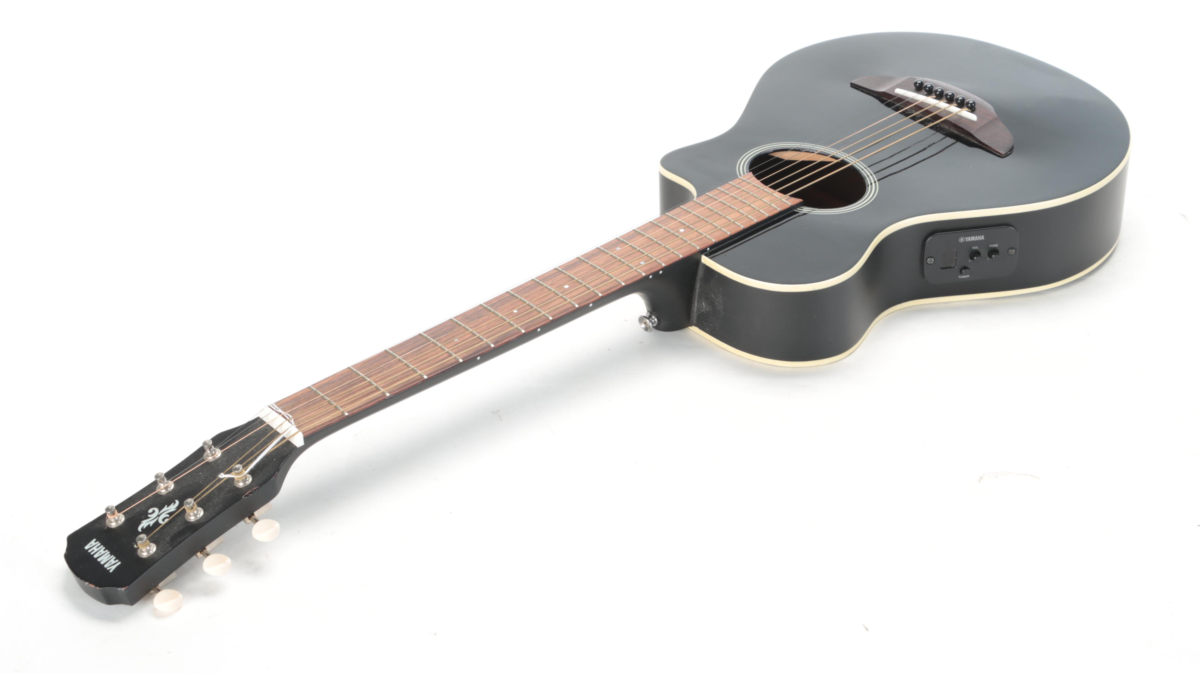 Yamaha AcousticElectric Guitar With Softside Case EBTH